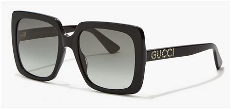 gucci gg0418s 001 54 sunglasses|Oversize rectangular sunglasses .